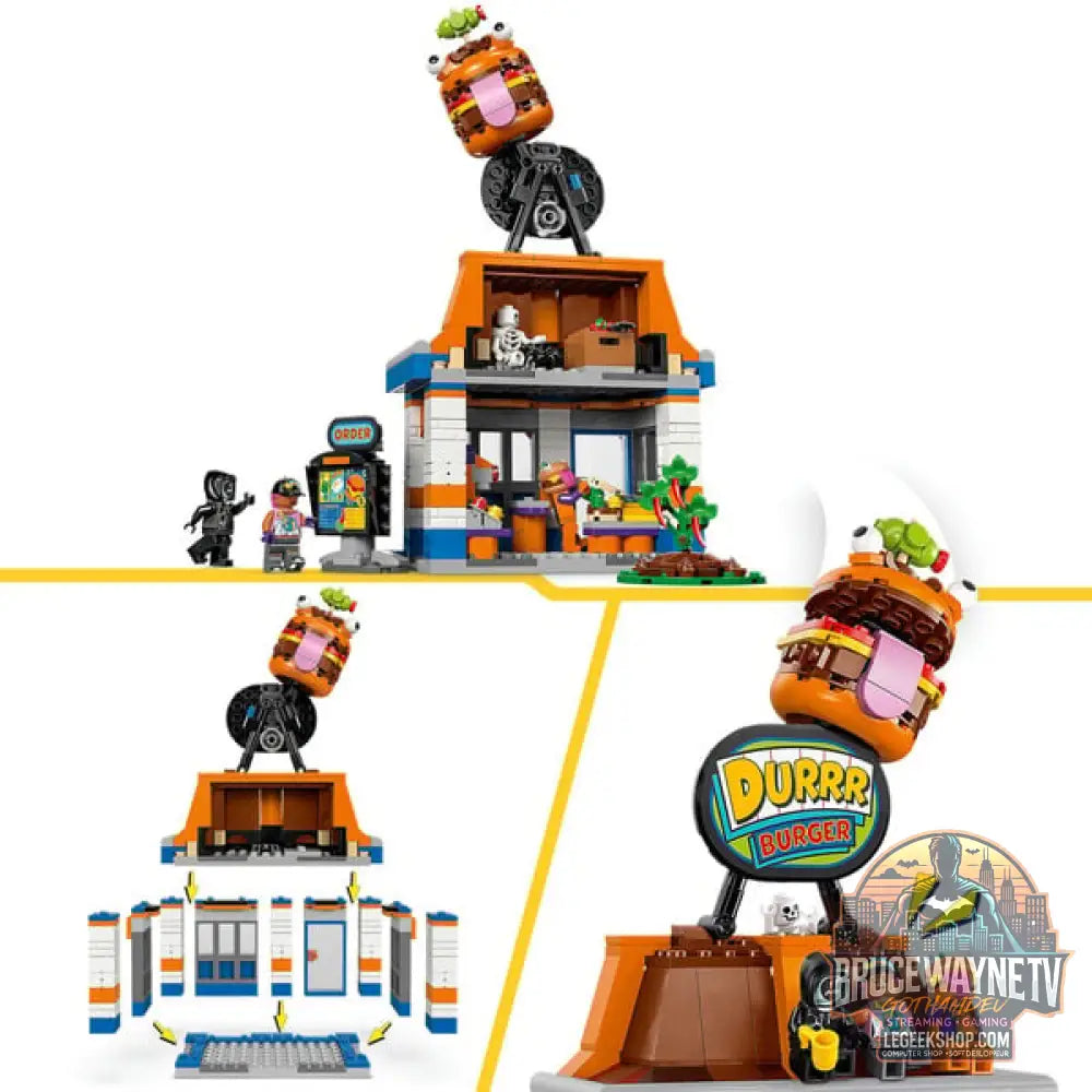 LEGO 77076 Fortnite Durrr Burger Restaurant, jeu de construction - LEGO - vue 4