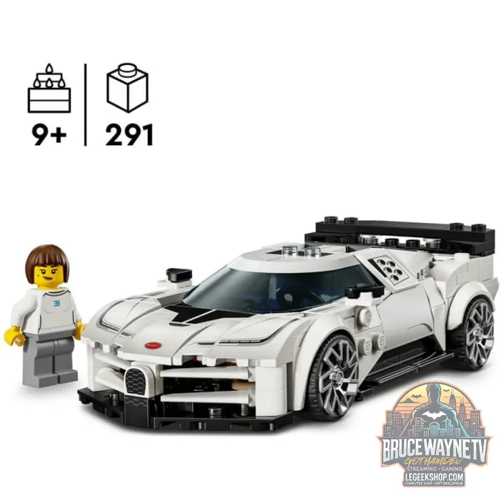 LEGO 77240 Speed Champions Bugatti Centodieci Hypersportwagen, jeu de construction - LEGO - vue 3