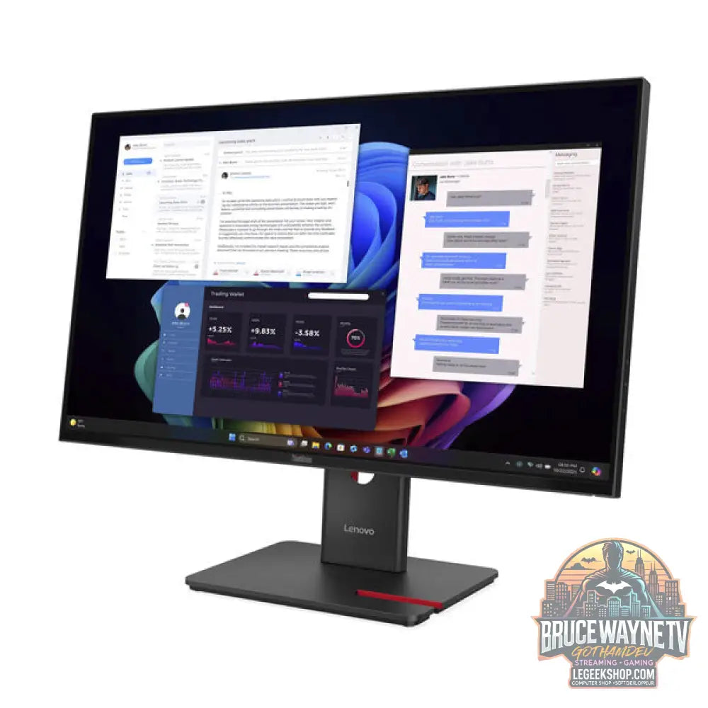 Lenovo ThinkVision T27UD-40 27" 3840 × 2160 px IPS 60 Hz - Lenovo - vue 3