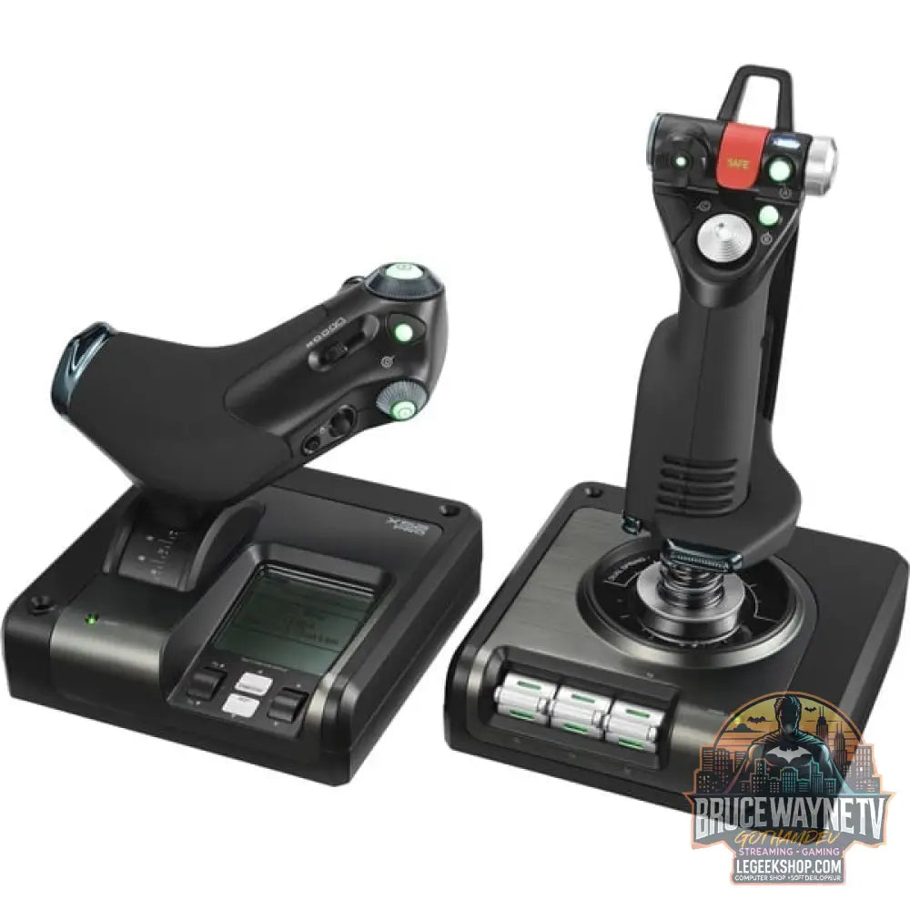 Logitech G Saitek X52 PRO FLIGHT, Hotas - Logitech - vue 2
