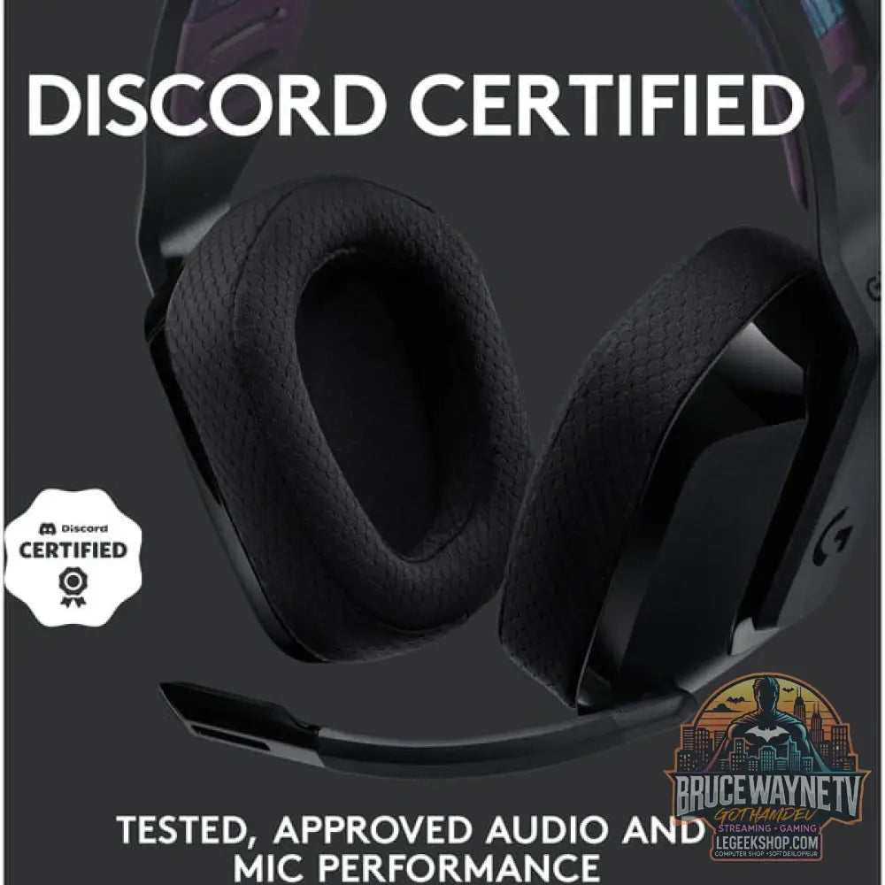 Logitech G535 LIGHTSPEED, casque gaming - vue 8