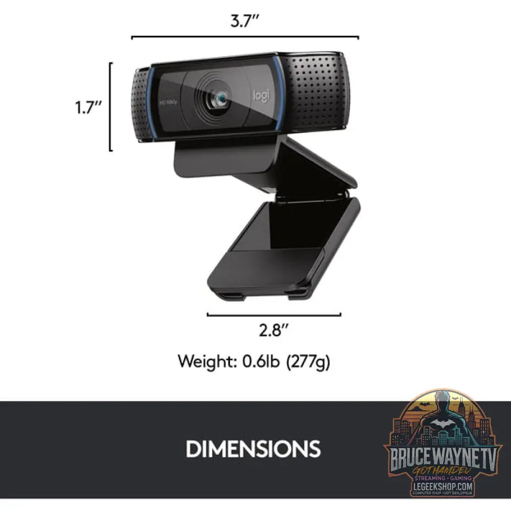 Logitech HD Pro, webcam C920 - Logitech - vue 7