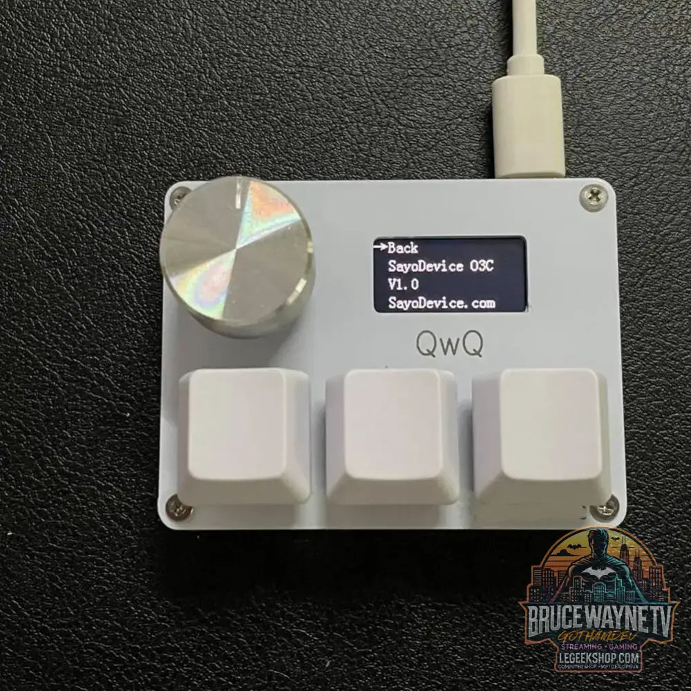 Mini Clavier Mécanique BTXETUEL SayoDevice OSU O3C – Switchs Magnétiques Roses | Écran IPS & Ultra-Vitesse - Clavier