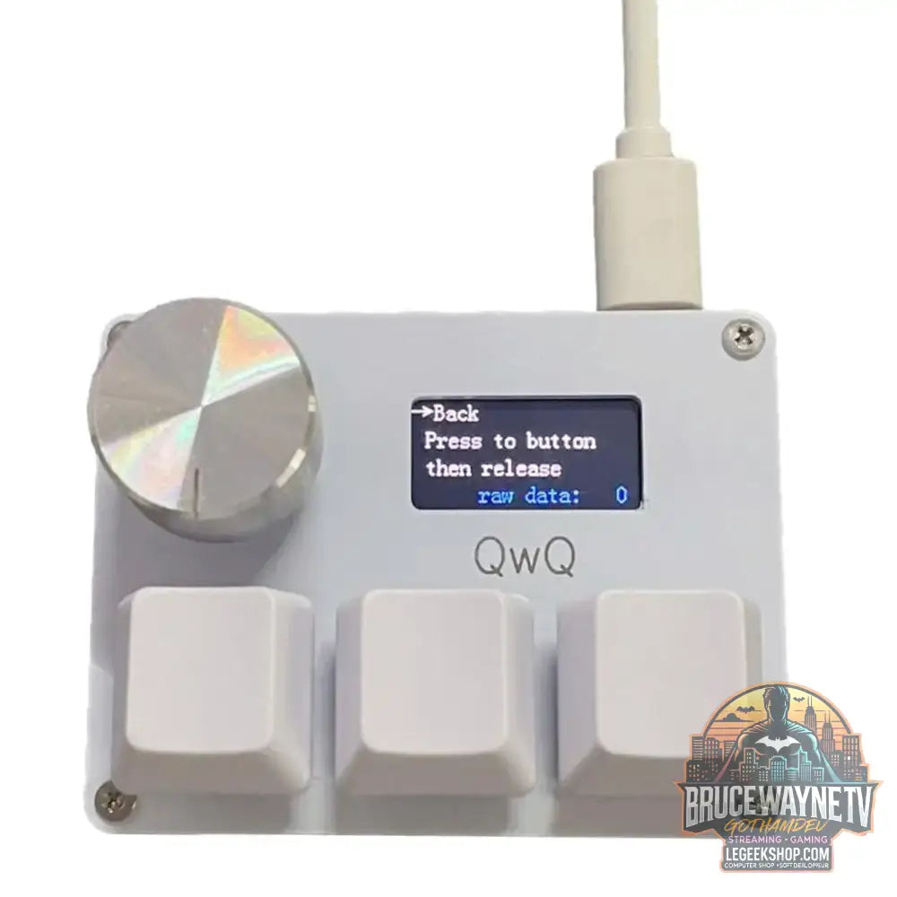 Mini Clavier Mécanique BTXETUEL SayoDevice OSU O3C – Switchs Magnétiques Roses | Écran IPS & Ultra-Vitesse - Clavier