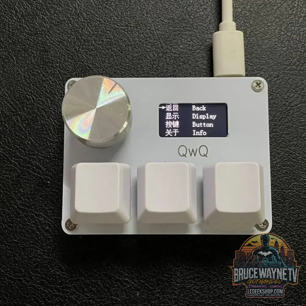 Mini Clavier Mécanique BTXETUEL SayoDevice OSU O3C – Switchs Magnétiques Roses | Écran IPS & Ultra-Vitesse - Clavier