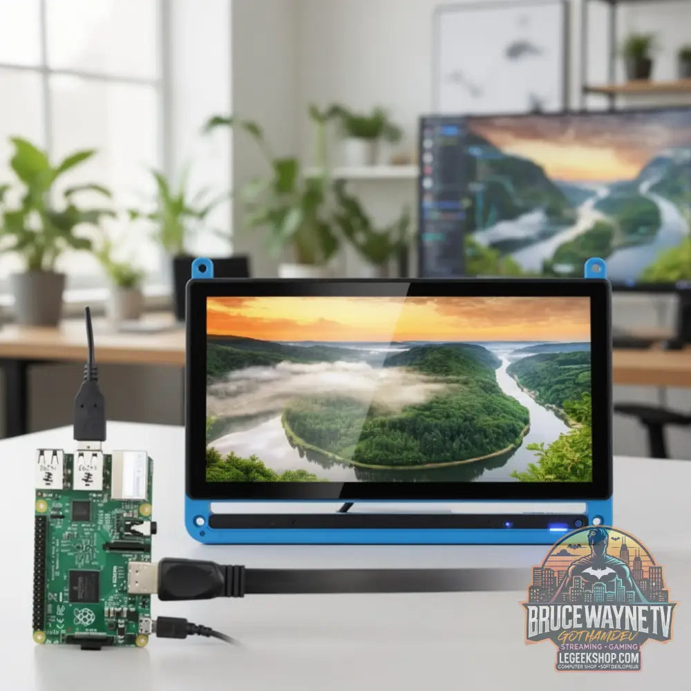 Mini écran tactile LCD capacitif Portable de… — produit geek, vue 2, LeGeekShop
