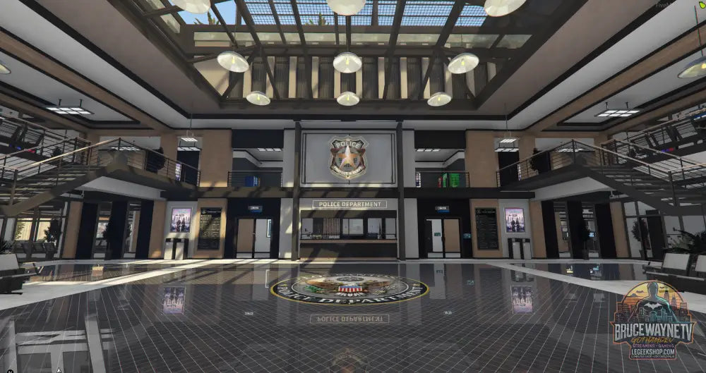 Mission Row Police Department — FiveM MLO, vue 5, LeGeekShop
