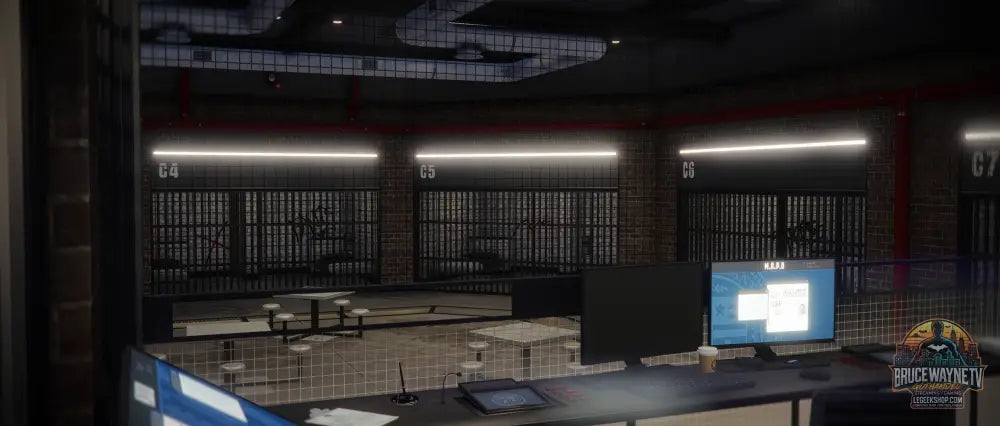 Mission Row Police Department — FiveM MLO, vue 6, LeGeekShop
