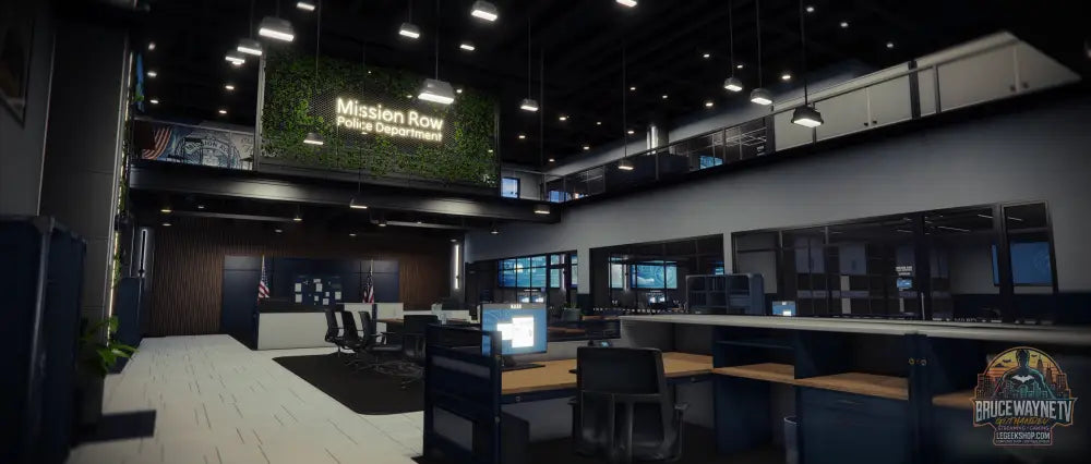 Mission Row Police Department — FiveM MLO, vue 7, LeGeekShop