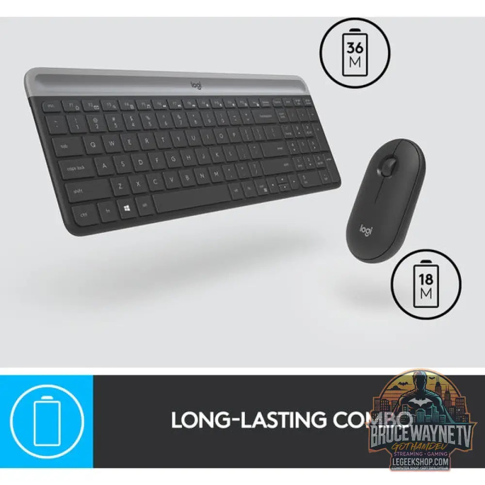 MK470 Slim Combo - Logitech - vue 5