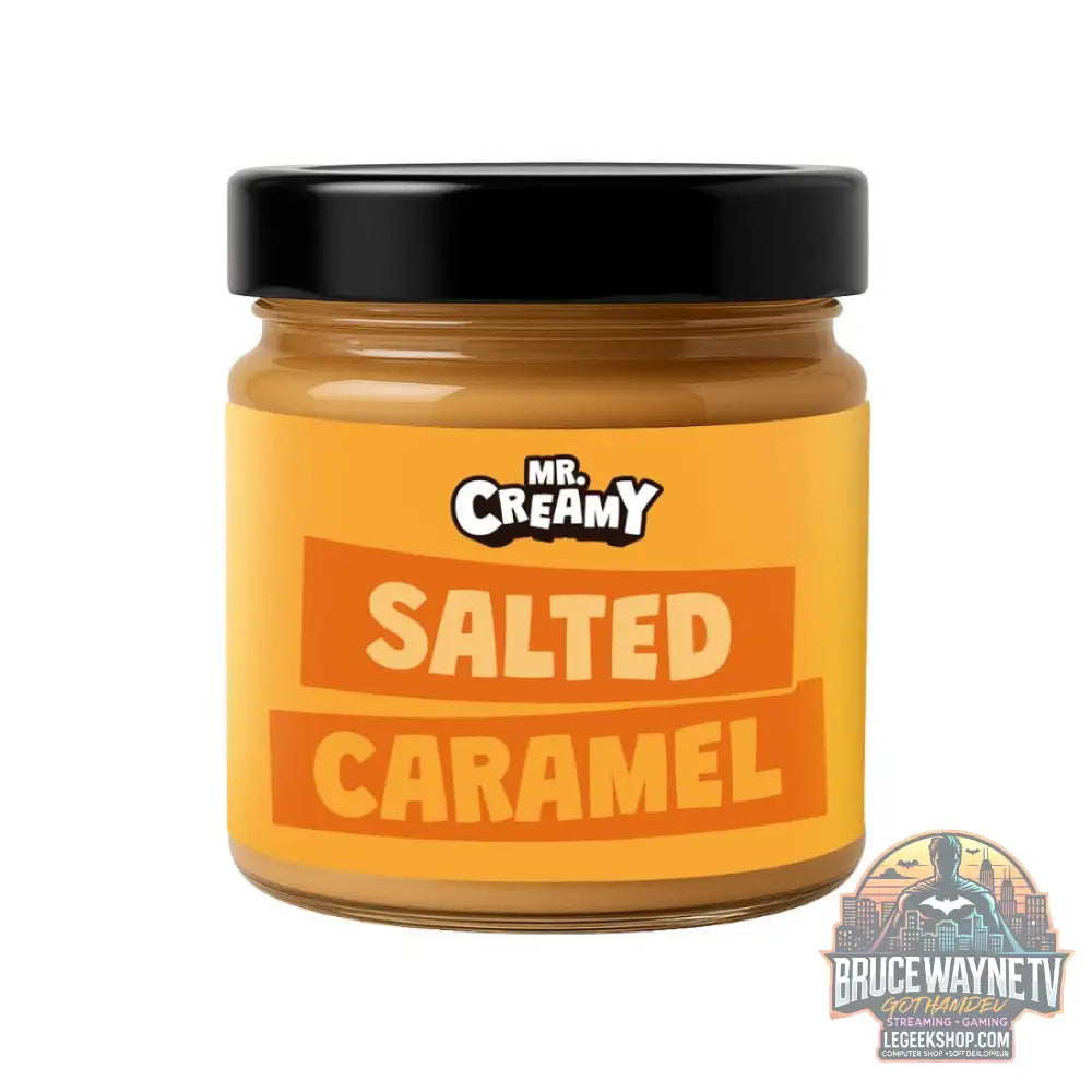 Mr. Creamy Caramel Salé crème à tartiner au caramel salé de 200g (Pack de 6) - Snacks & boissons importés