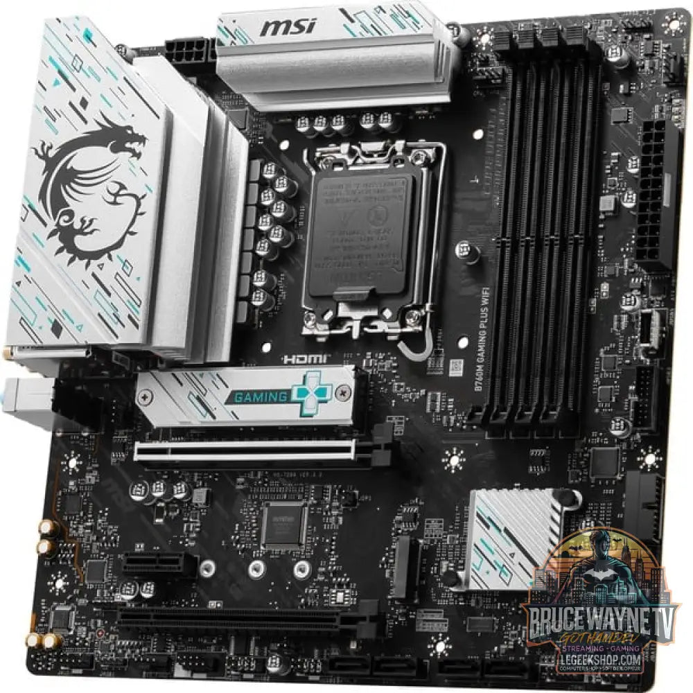 MSI B760M GAMING PLUS WIFI, carte mère - MSI - vue 4