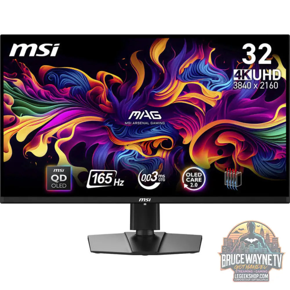 MSI MAG 321UPDE QD-OLED 31,5" 3840 × 2160 px QD-OLED 165 Hz - MSI - vue 4