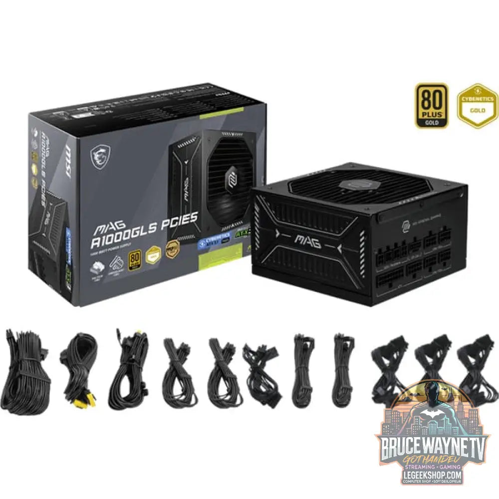 MSI MAG A1000GLS PCIE5, alimentation PC - MSI