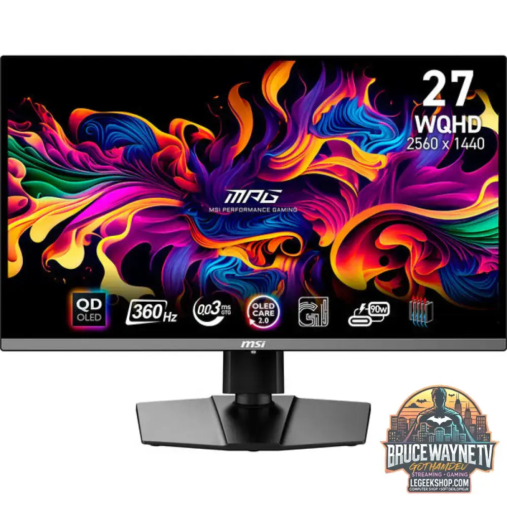 MSI MPG 271QRXDE QD-OLED 26,5" QHD/WQHD QD-OLED 360 Hz - MSI - vue 2