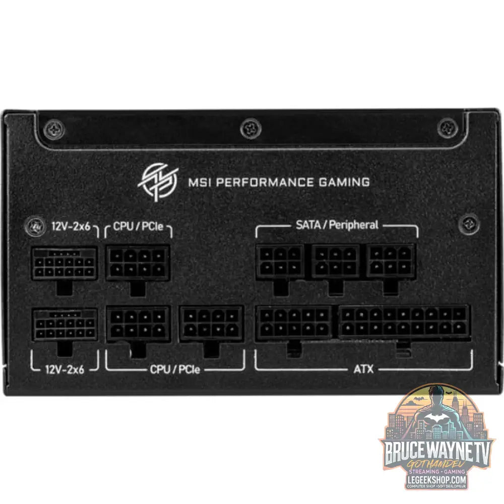 MSI MPG A1250GS PCIE5, alimentation PC - MSI - vue 4