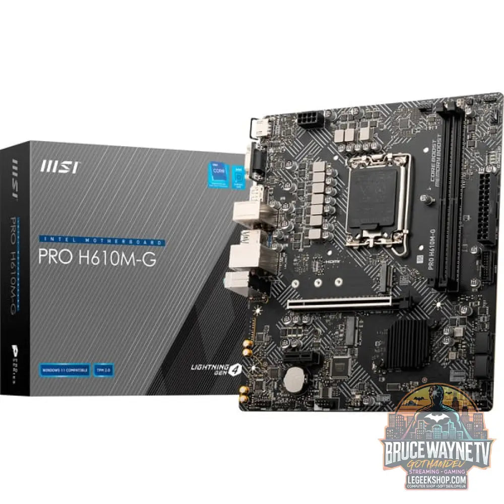 MSI PRO H610M-G, carte mère - MSI