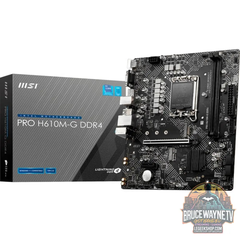 MSI PRO H610M-G DDR4, carte mère - MSI
