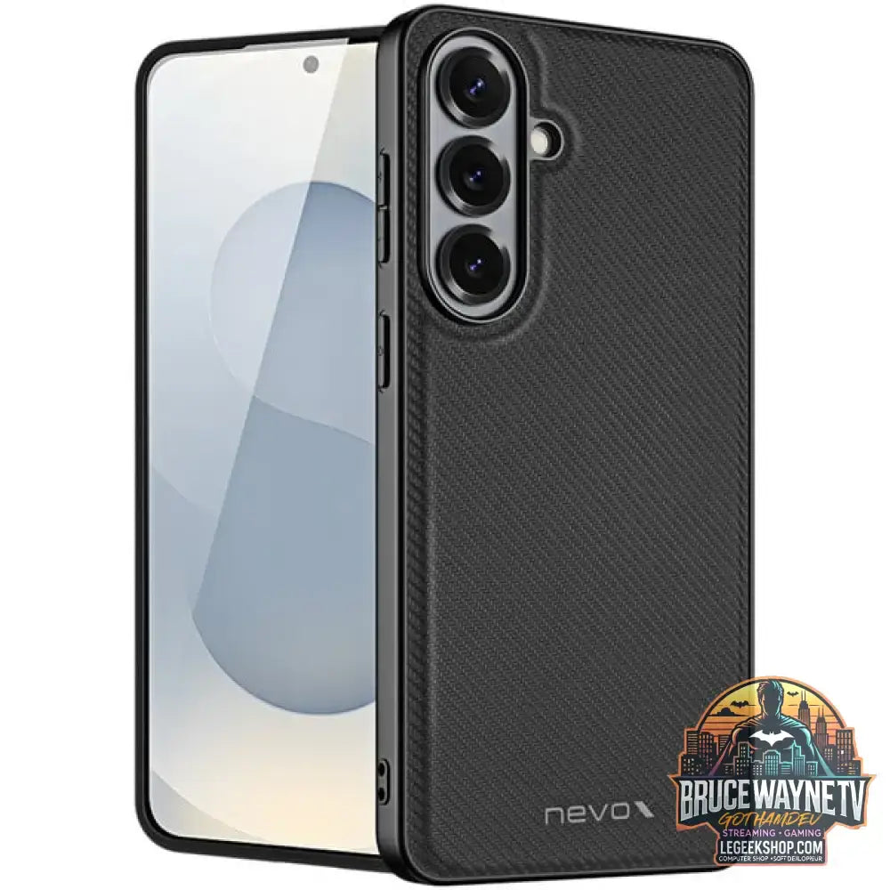Nevox StyleShell NYLO, Handyhülle schwarz, Samsung Galaxy S26 Plus - Feature: Aussparung für Kamera