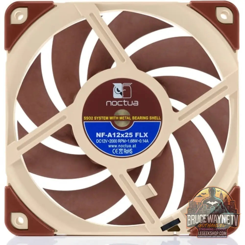 Noctua NF-A12x25 FLX, Gehäuselüfter - Noctua - vue 3