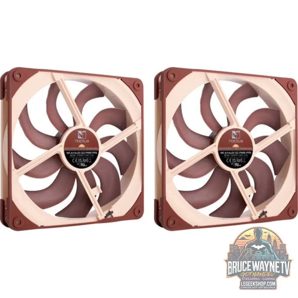 Noctua NF-A14x25 G2 PWM Sx2-PP, Gehäuselüfter - Noctua - vue 2