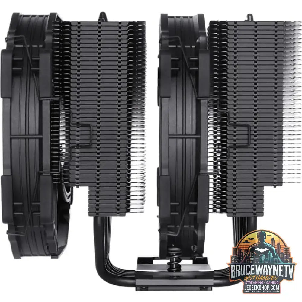 Noctua NH-D15 chromax.black, CPU-Kühler schwarz, 140 mm - Noctua - vue 3