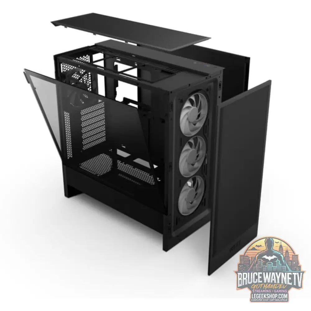 NZXT H5 Flow RGB ( 2024 ), Tower-Gehäuse - NZXT - vue 4