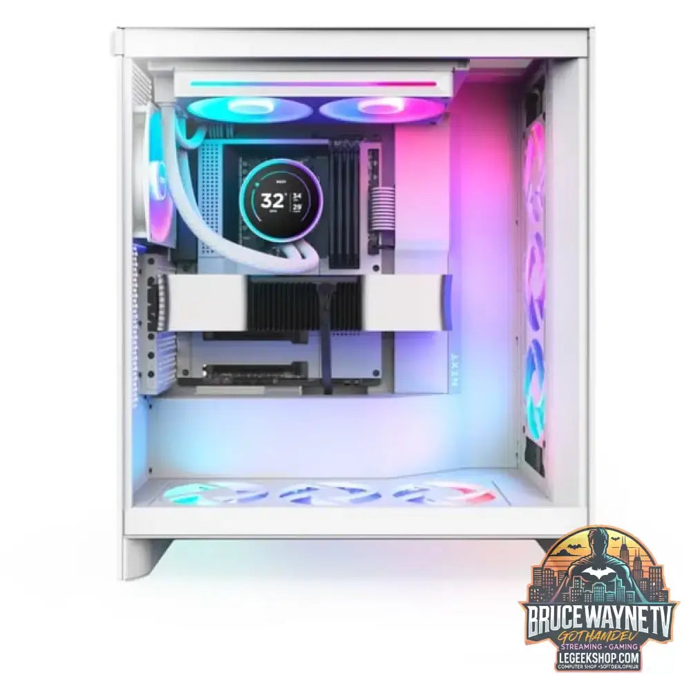 NZXT Kraken Elite 280 RGB 280 mm, Wasserkühlung weiß - NZXT - vue 5