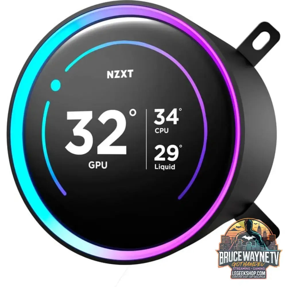 NZXT Kraken Elite 360 RGB 360 mm, Wasserkühlung schwarz - NZXT - vue 4