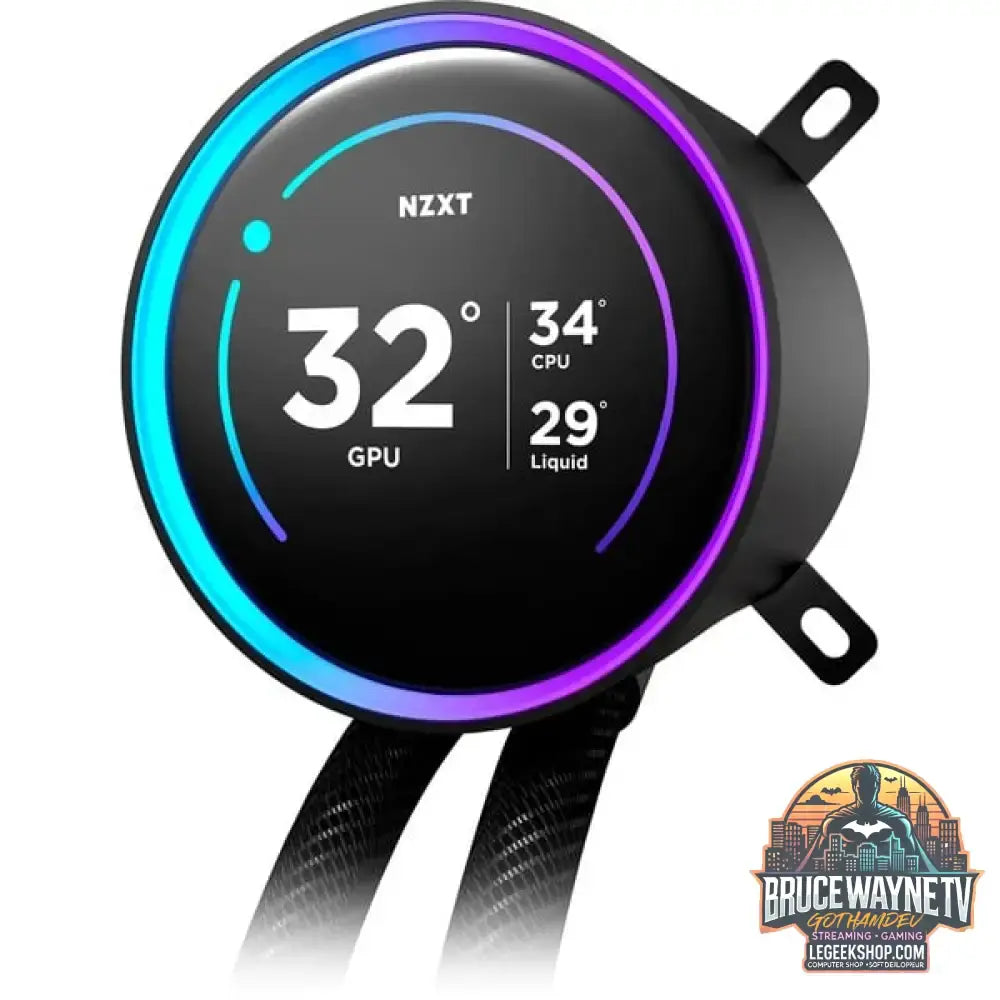 NZXT Kraken Elite 360 RGB 360 mm, Wasserkühlung schwarz - NZXT - vue 5