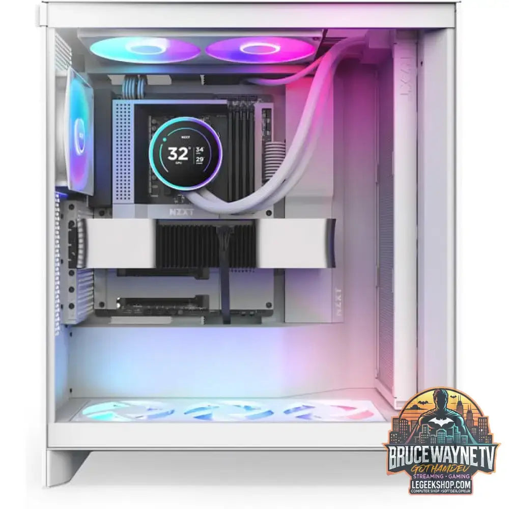 NZXT Kraken Elite 420 RGB 420 mm, Wasserkühlung weiß - NZXT - vue 5