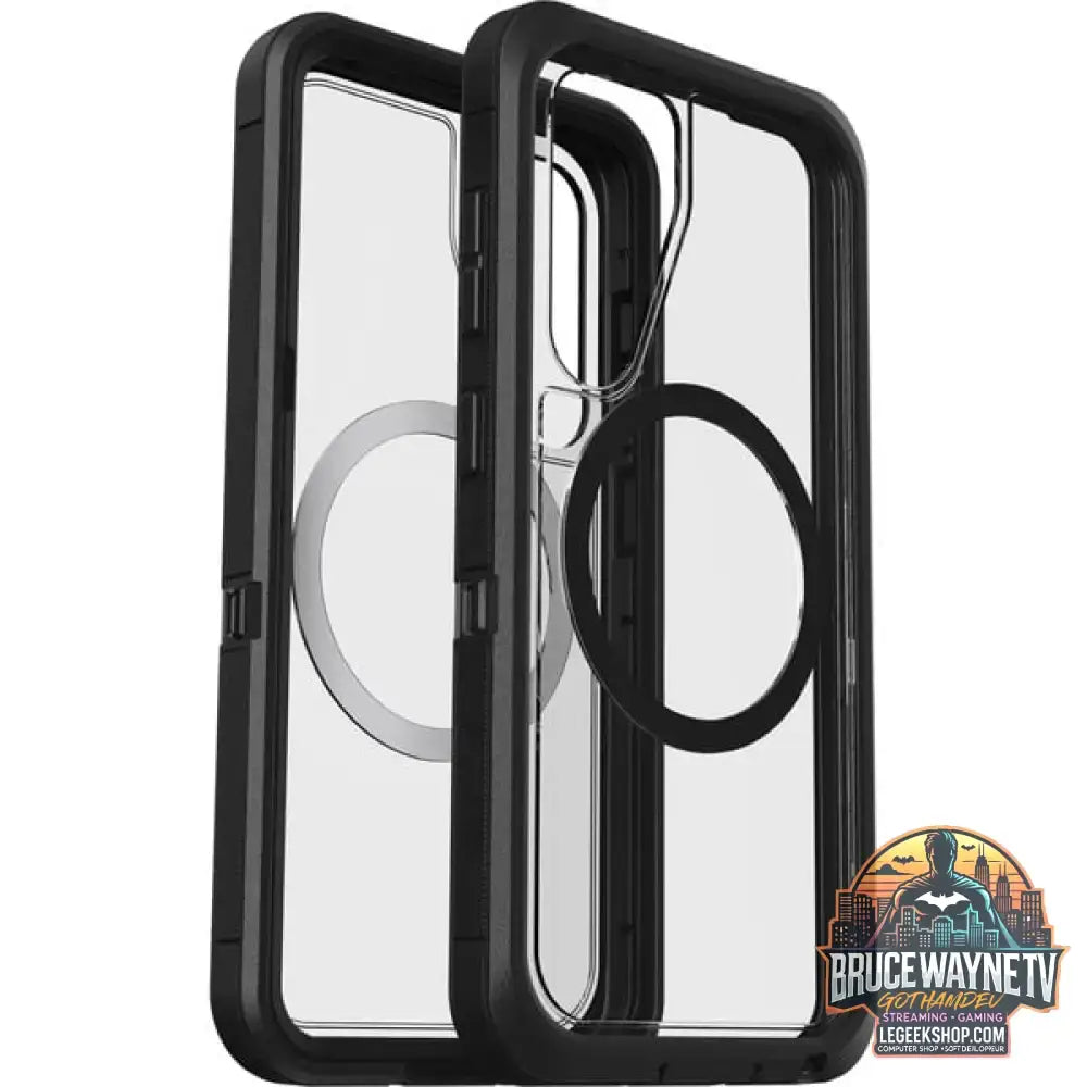 Otterbox Defender XT, Handyhülle transparent/schwarz, Samsung Galaxy S25, mit Magneten - Otterbox