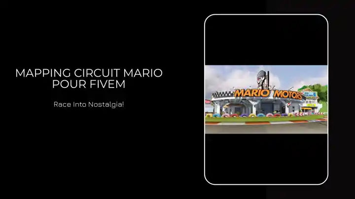 Mapping Circuit Mario — détail mod fivem, vue 4, LeGeekShop