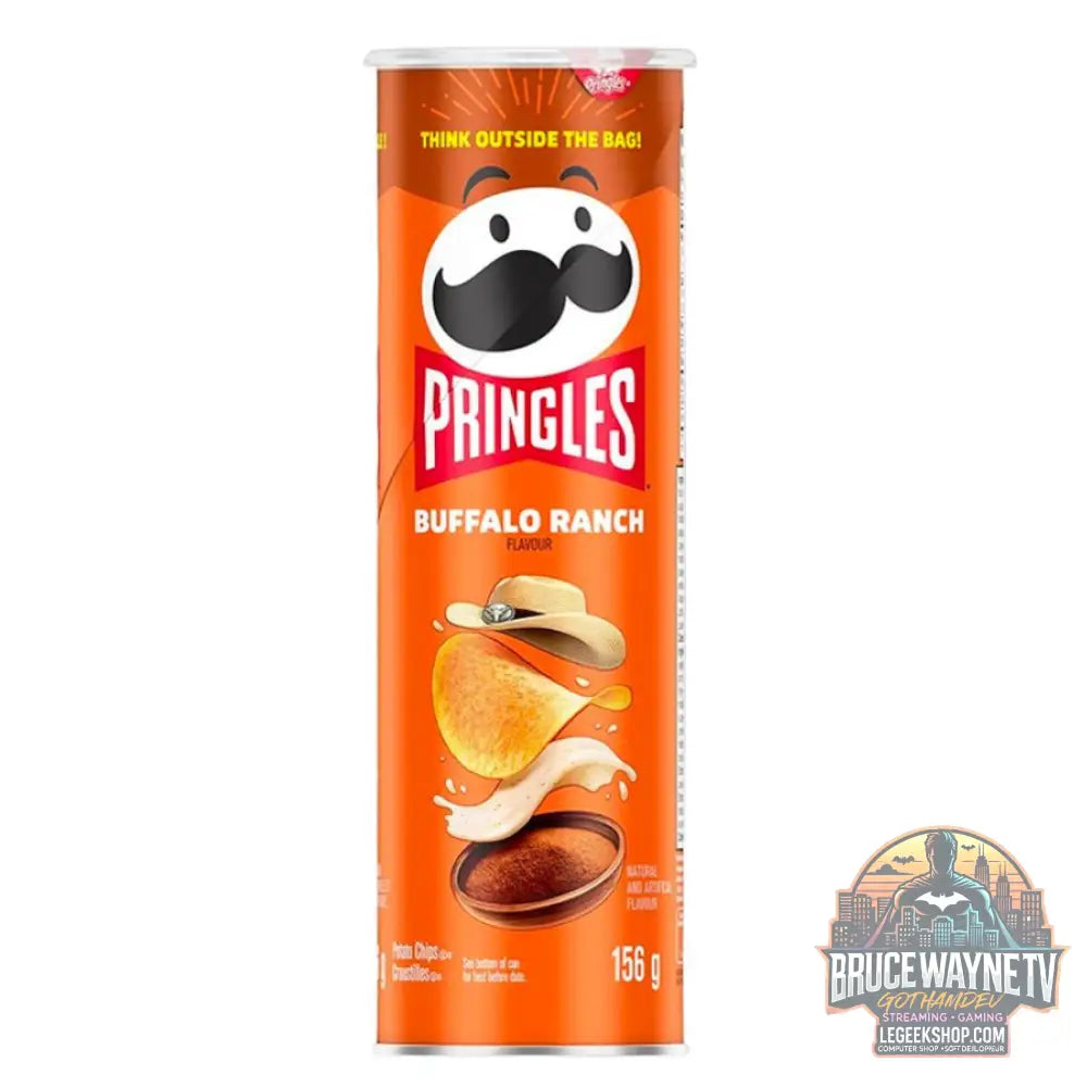 Pringles Buffalo Ranch chips au goût de sauce buffalo et sauce ranch de 156 g (pack de 14) - Snacks & boissons importés