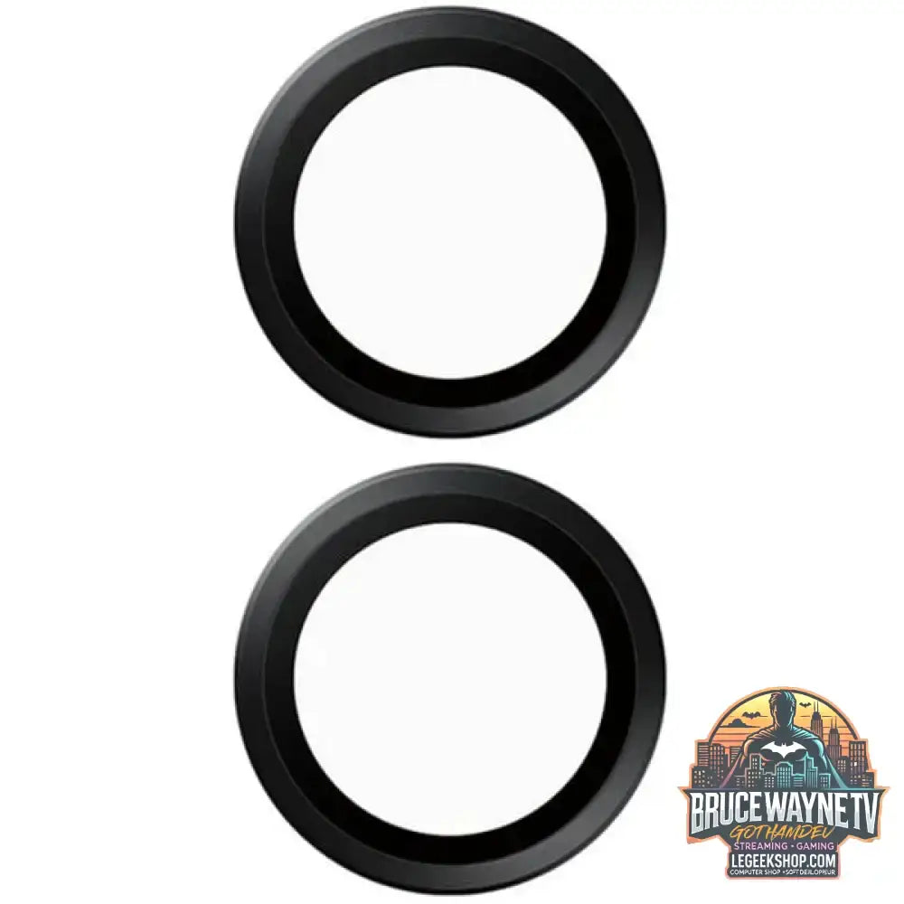 PanzerGlass Hoops Ceramic Kameraschutz, Schutzfolie schwarz, iPhone 16 / 16 Plus - PanzerGlass - vue 2