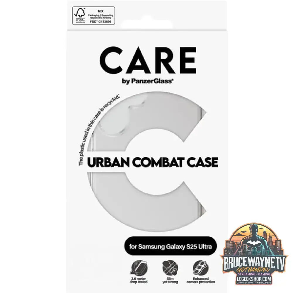 PanzerGlass Urban Combat Case, Handyhülle transparent, Samsung Galaxy S25 Ultra - PanzerGlass