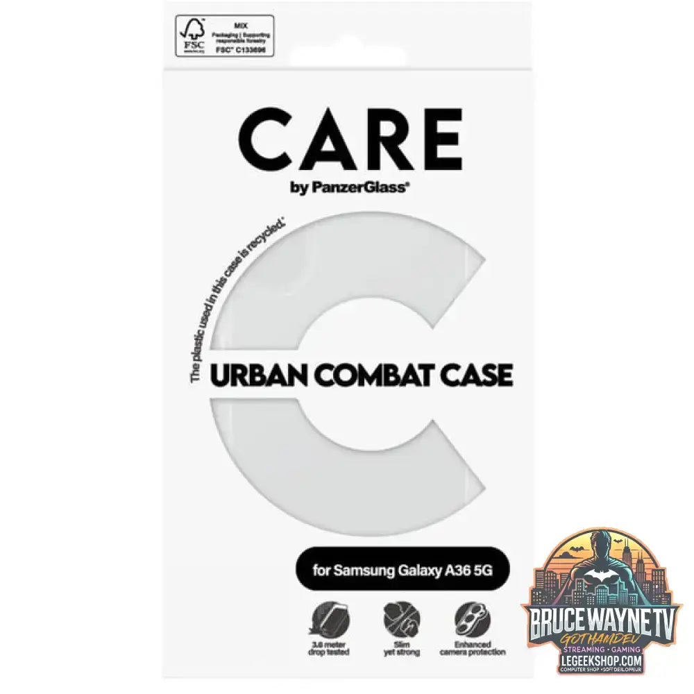 PanzerGlass Urban Combat Case, Handyhülle transparent, Samsung Galaxy A36 5G - PanzerGlass