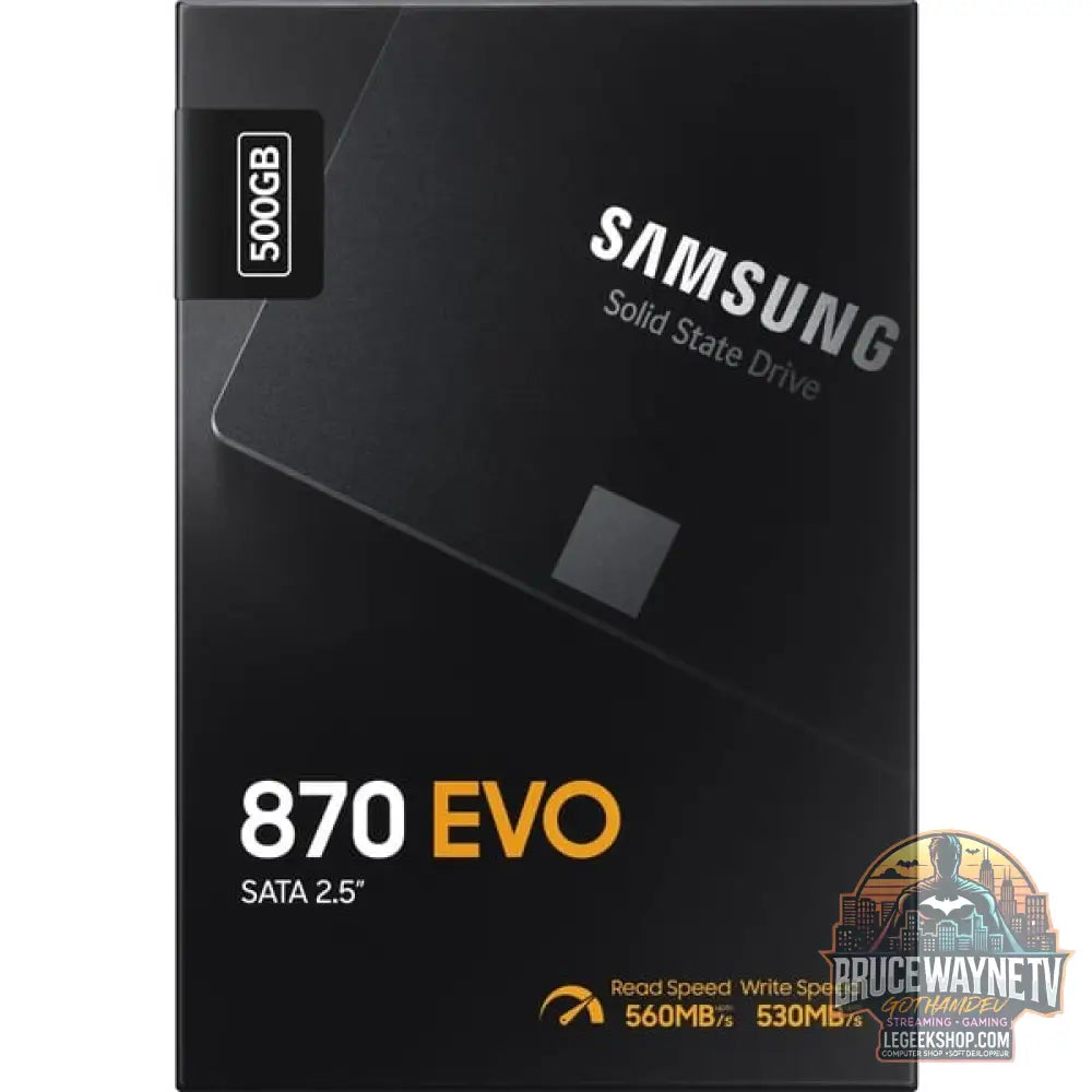 Samsung 870 EVO 500 GB, SSD SATA 6 Gb/s, 2,5", intern - Samsung - vue 7