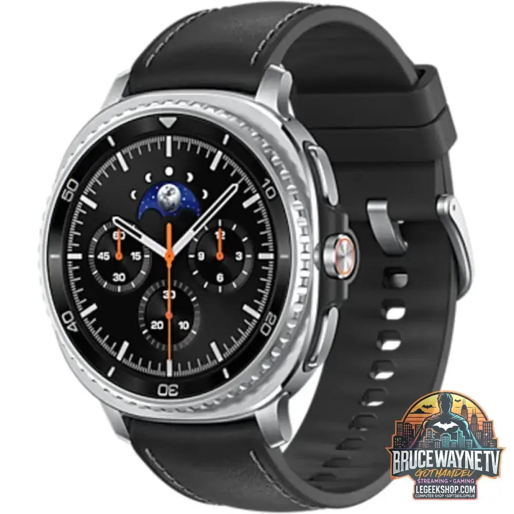 Samsung Galaxy Watch8 Classic, Smartwatch schwarz, 46mm, Bluetooth, Hybrid-Armband - Samsung - vue 3