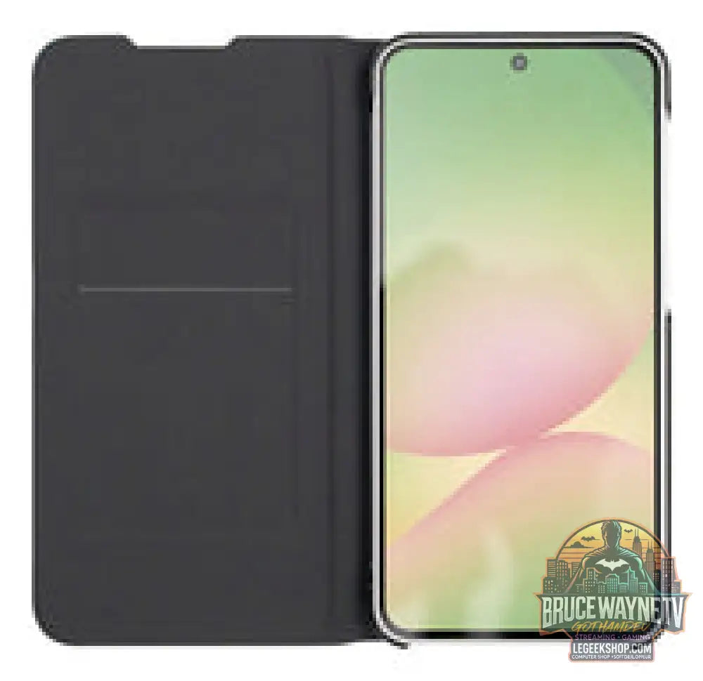 Samsung Mobeen Flip Cover, coque noir, Samsung Galaxy A17 5G
