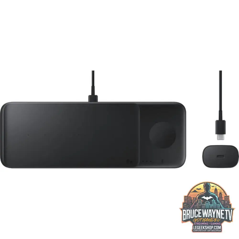 Samsung Wireless Charger Trio EP-P6300, Ladestation schwarz - Samsung - vue 6