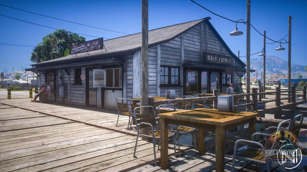 Sandy Shores Pier MLO — détail FiveM MLO, vue 13, LeGeekShop
