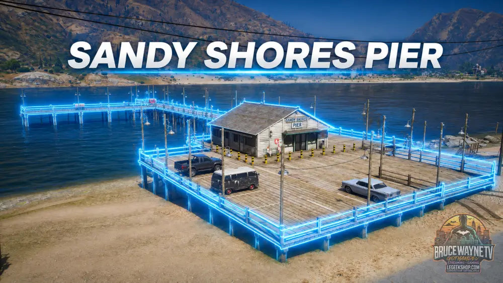 Sandy Shores Pier MLO — FiveM MLO, photo principale LeGeekShop