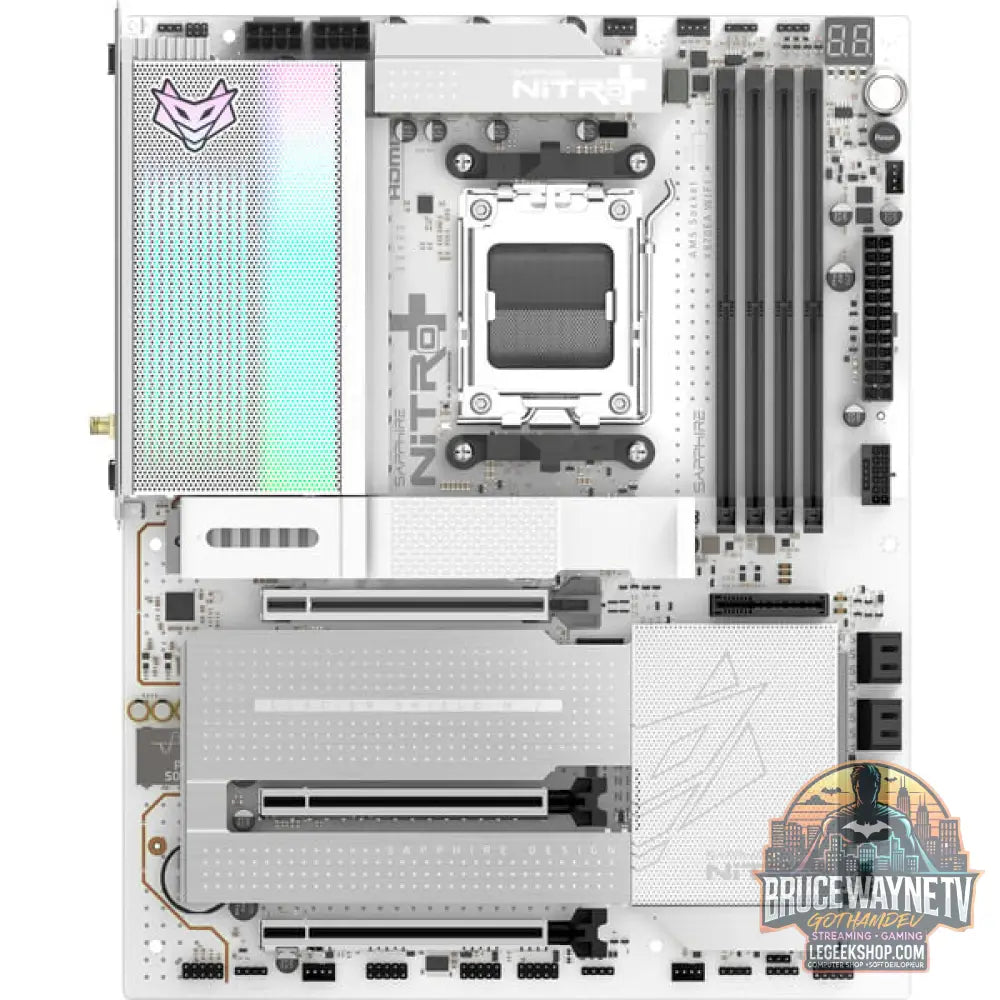 SAPPHIRE NITRO+ X870EA WIFI7 Phantom Link Polar, carte mère - SAPPHIRE - vue 3