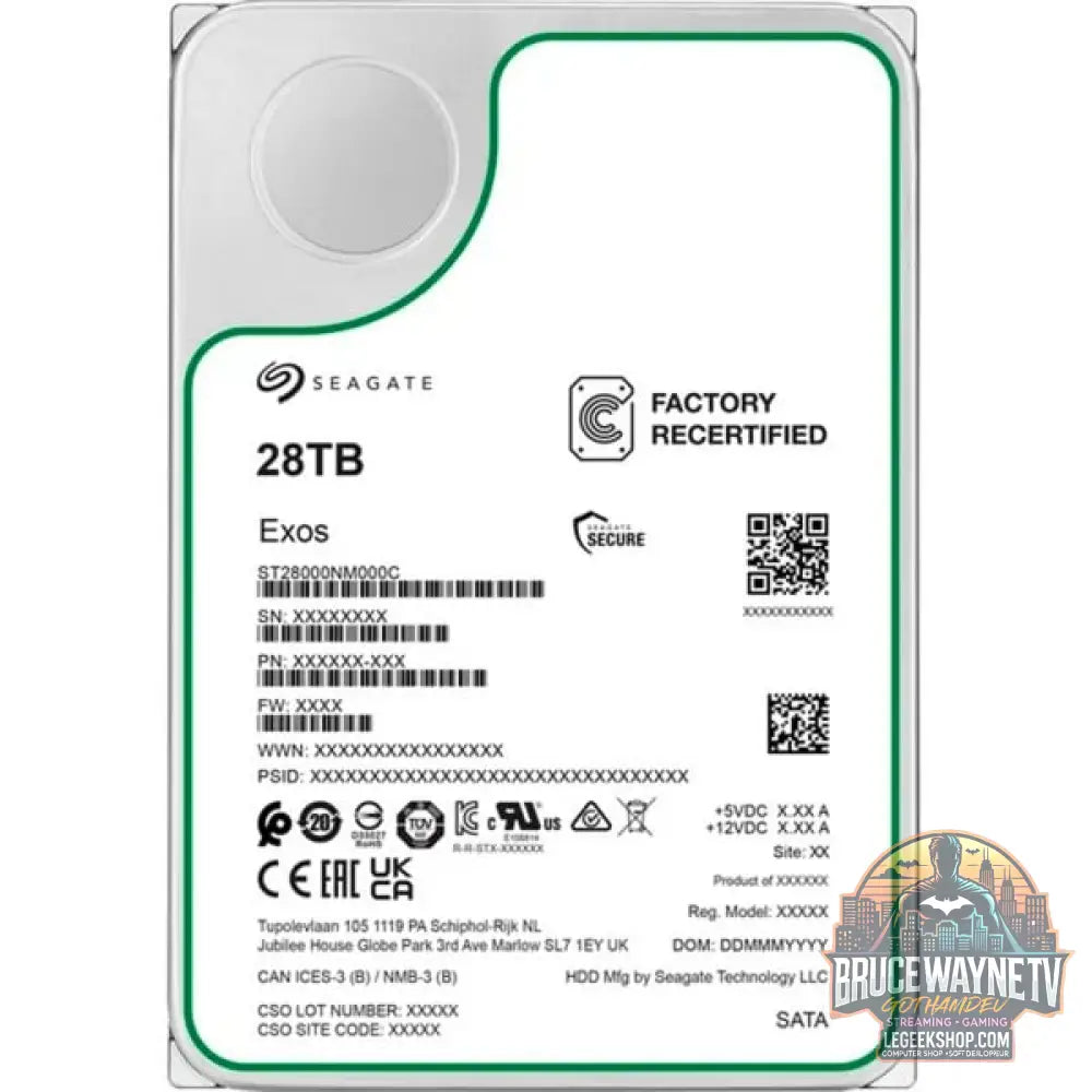 Seagate Exos 28 TB, Festplatte SATA 6 Gb/s, 3,5" - Seagate
