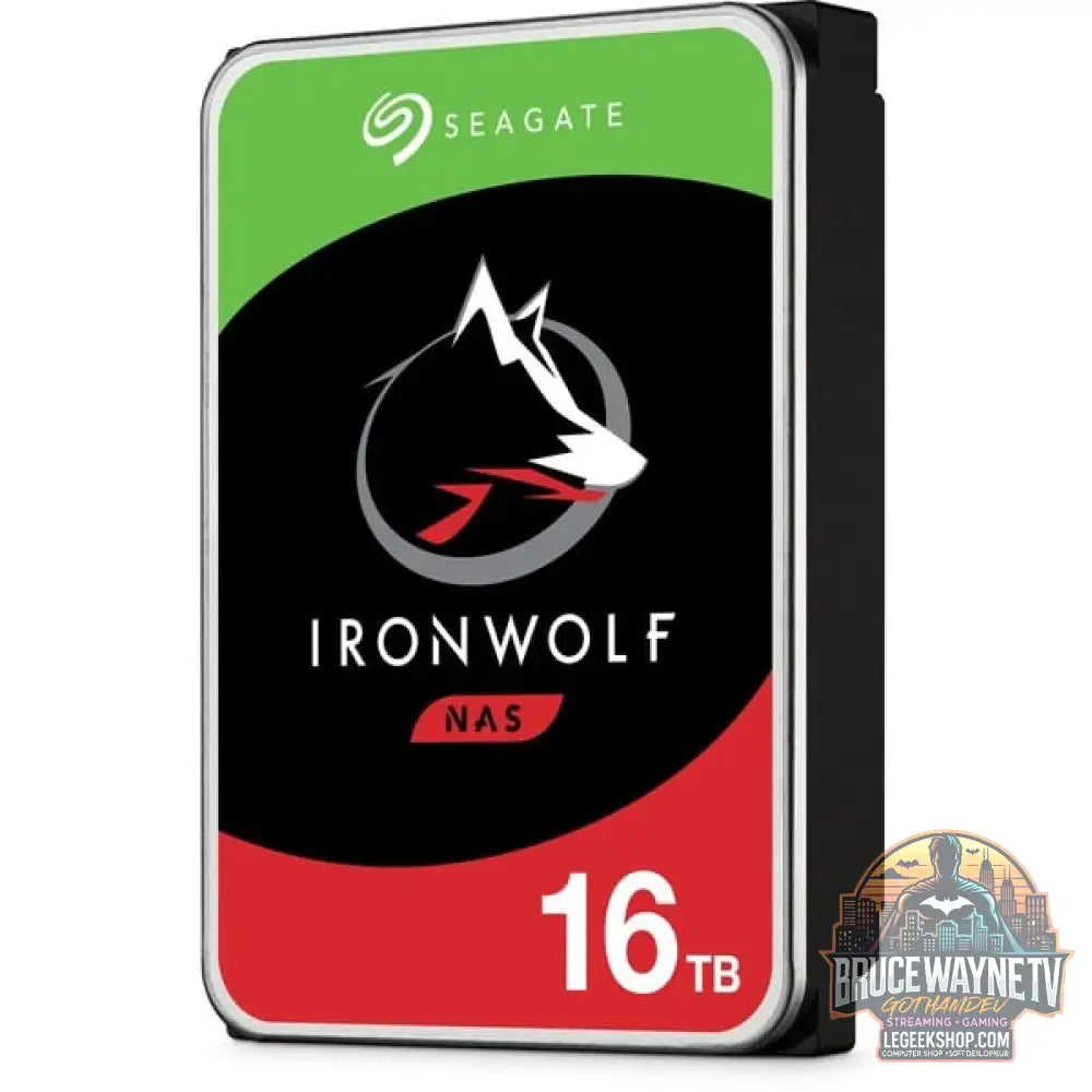 Seagate IronWolf NAS 16 TB CMR, Festplatte SATA 6 Gb/s, 3,5" - Seagate - vue 3