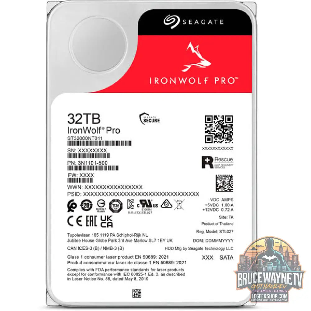 Seagate IronWolf Pro 32 TB, Festplatte SATA 6 Gb/s, 3,5" - Seagate - vue 4