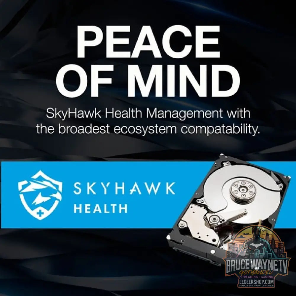 Seagate SkyHawk 2 TB, Festplatte SATA 6 Gb/s, 3,5" - Seagate - vue 8