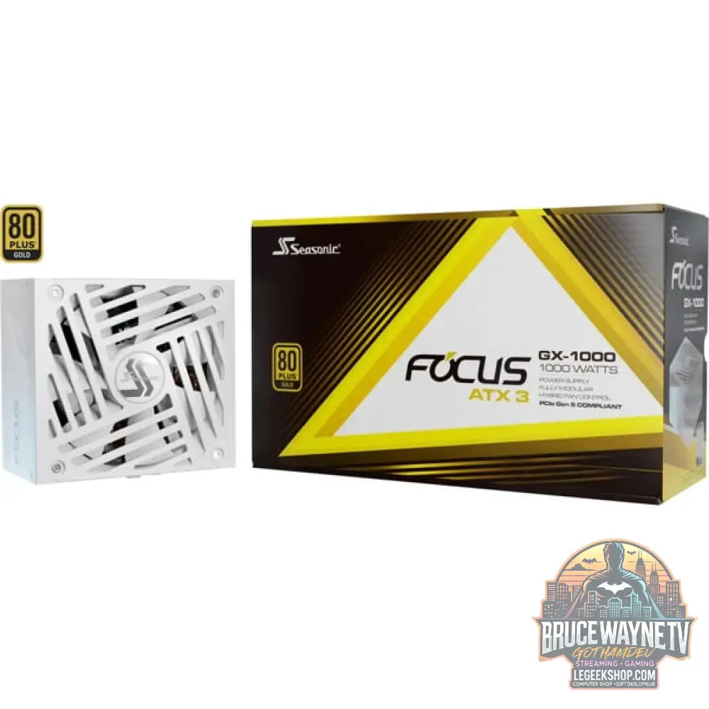 Seasonic FOCUS GX-1000 1000W ATX3.1 White Edition, alimentation PC - Seasonic