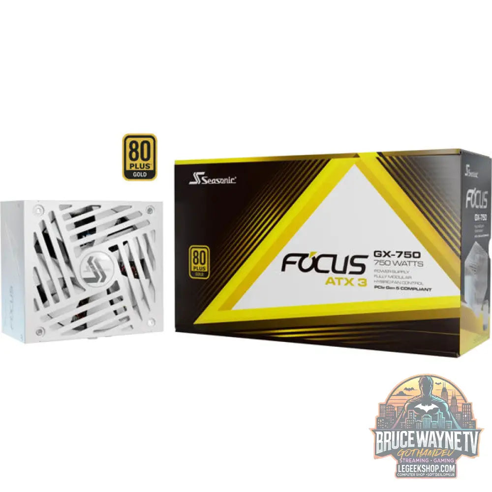 Seasonic FOCUS GX-750 V4 ATX3.1 White Edition, alimentation PC - Seasonic